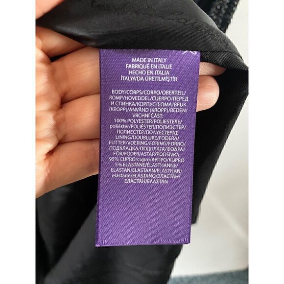 Ralph Lauren Purple Label Camari Sequin Cocktail Dress 4 Embellished Gown $4790 - Picture 12 of 16